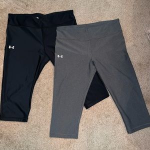 2 Under Armour capri pants